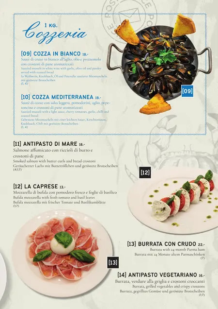 Menu, pagina 5