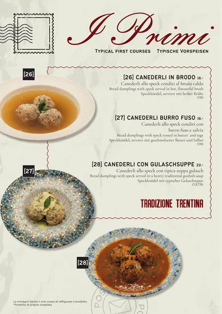 Menu, pagina 6